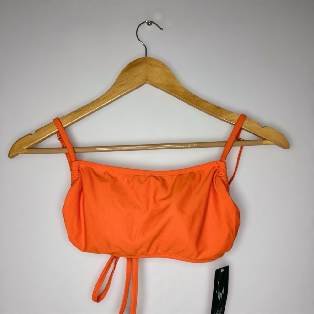 New Wild Fable Vibrant Orange Bikini Top
